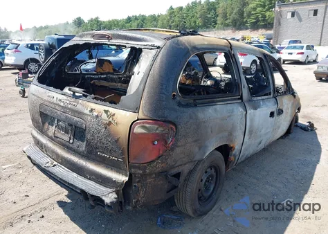 2001 Dodge Grand Caravan Sport from USA, damaged, VIN 2B4GP443X1R361164